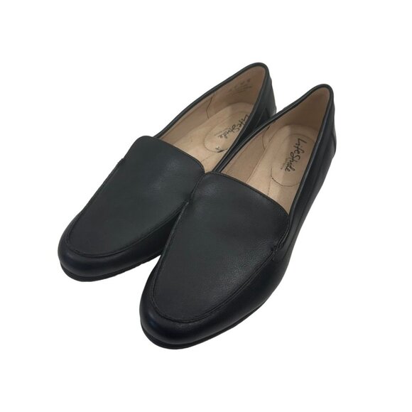 LIFE STRIDE Margot Soft Sistem Women SZ 10M Black Leather Loafers Shoes Slip On - Picture 9 of 10